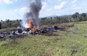 Lamentable accidente helicóptero Puerto Plata
