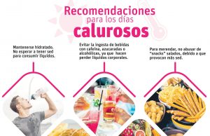 Para mitigar el calor, algunos consejos nutricionales