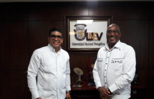 Rector de la UNEV recibe la visita del nuevo director Oficina de Enlace del Poder Ejecutivo