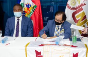 UNEV Y CECOMPITE acuerdan con Consulado de Haití -Santiago, para formar y capacitar profesionales haitianos residen en ambas naciones