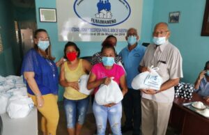 Funvimameso realiza entrega de raciones alimentarias y elementos de salud preventiva a personas vulnerables