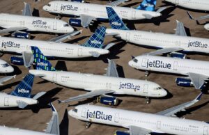 Protesta pacifica contra JetBlue en Time Square organizan Dominicanos