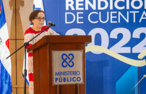 Procuradora Miriam Germán Brito destaca avance del Ministerio Público en acto de rendición de cuentas del año 2022