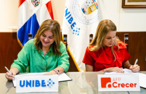 Unibe y AFP Crecer firman acuerdo para desarrollar capacitaciones sobre el Sistema de Seguridad Social de República Dominicana