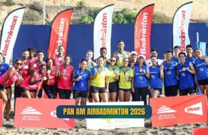 Selección Dominicana de Bádminton clasifica al Mundial de Air Bádminton tras conquistar plata en el Panamericano de Lima