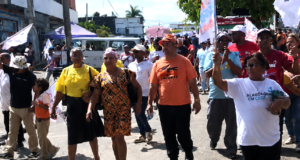 Marcha “Operación Josué 2026” denuncia feminicidios, crisis del tránsito y problemas sociales en Gualey