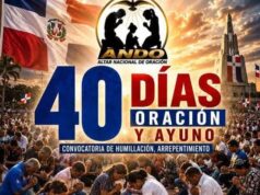 ANDO convoca a 40 días de oración, ayuno y arrepentimiento por la República Dominicana
