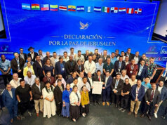 Líderes evangélicos latinoamericanos firman en Jerusalén declaración por la paz e Israel