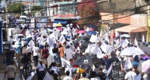 Celebran “Marcha-Concentración por la Biblia” con director de la Oficina de Enlace Presidencia y Comunidad Cristiana
