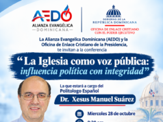 AEDO y Oficina de Enlace Cristiano anuncian conferencia sobre integridad política e influencia pública de la Iglesia