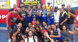 Team Kabuiby nuevo campeón del octavo torneo baloncesto de veterano copa Agua María
