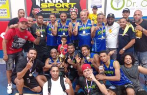 Team Kabuiby nuevo campeón del octavo torneo baloncesto de veterano copa Agua María